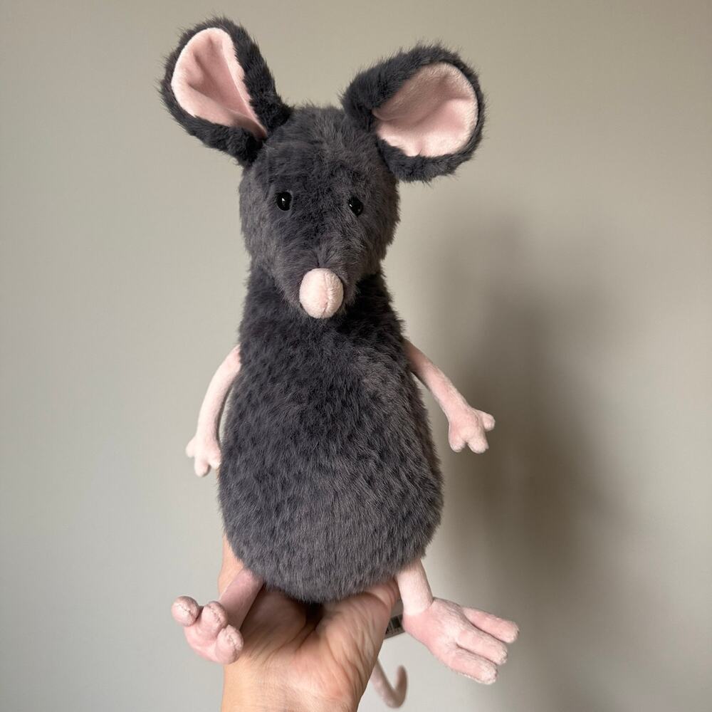 AUTHENTIC Jellycat Lachlan Sad Rat Plush Toy - BNWT -  FAST SHIPPING! - Picture 2 of 6
